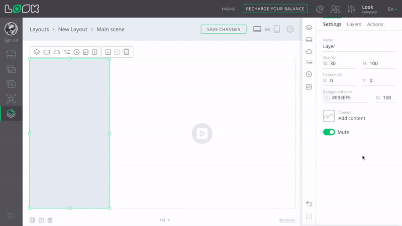 Adding Content to Layer