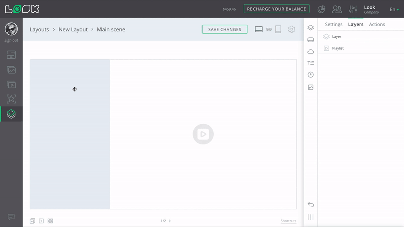 Adding Layers and Widgets to Layer