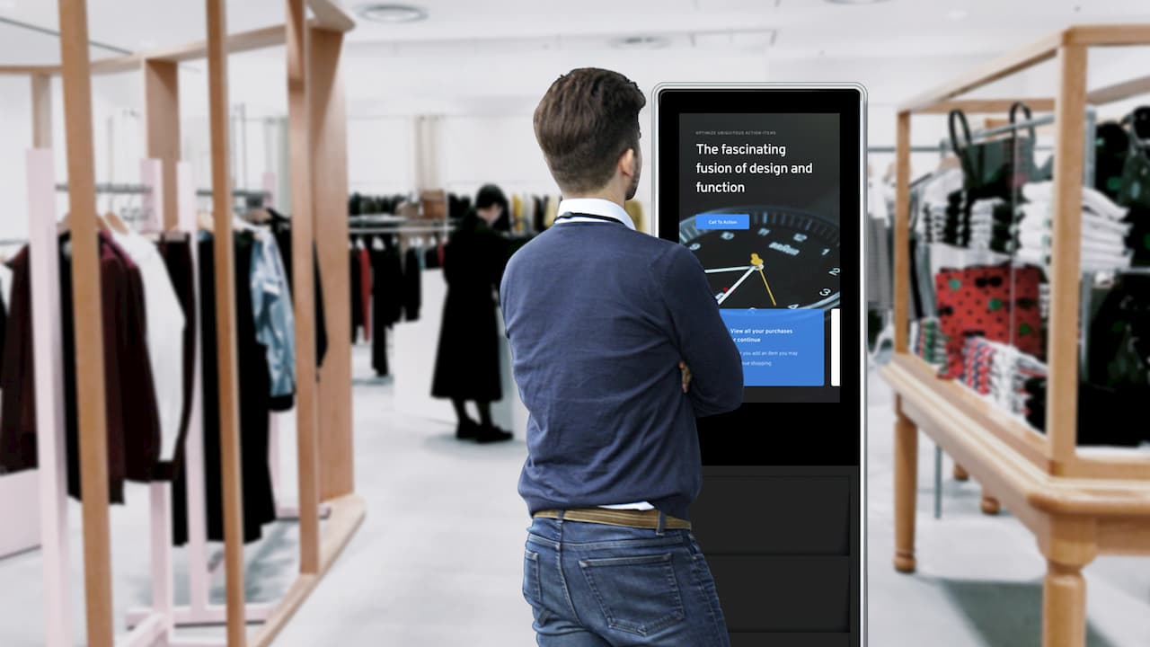 Interactive Digital Signage kiosk